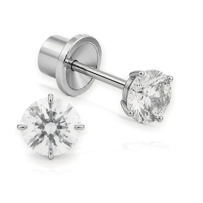 Solitario Titanio · 44S · vista principal · Miss Earrings