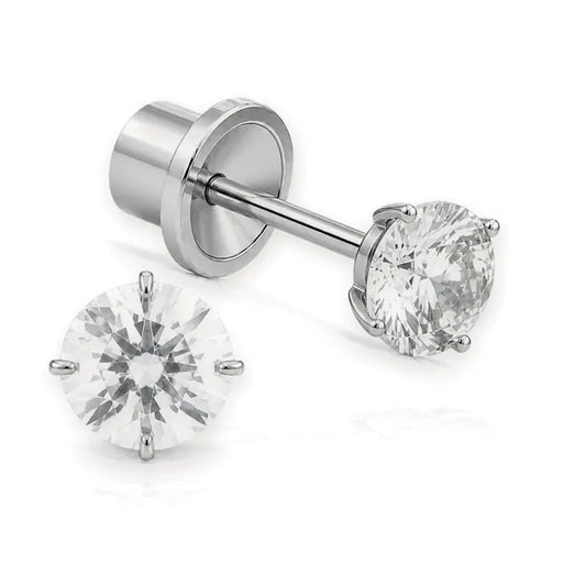 Solitario Titanio · 44S · vista principal · Miss Earrings