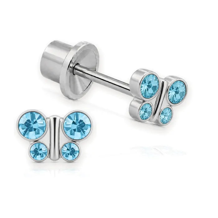 Mariposa Aqua · M03 · vista principal · Miss Earrings