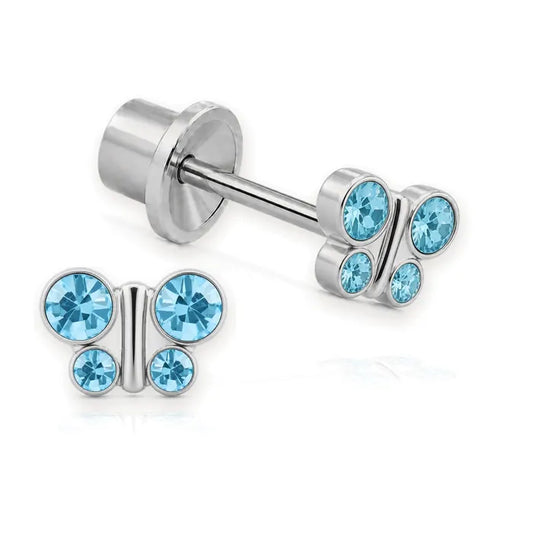 Mariposa Aqua · M03 · vista principal · Miss Earrings