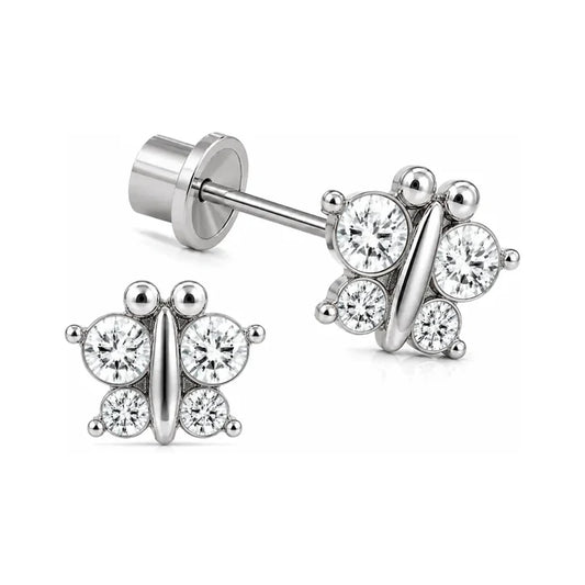 Mariposa Cristal · M18 · vista principal · Miss Earrings