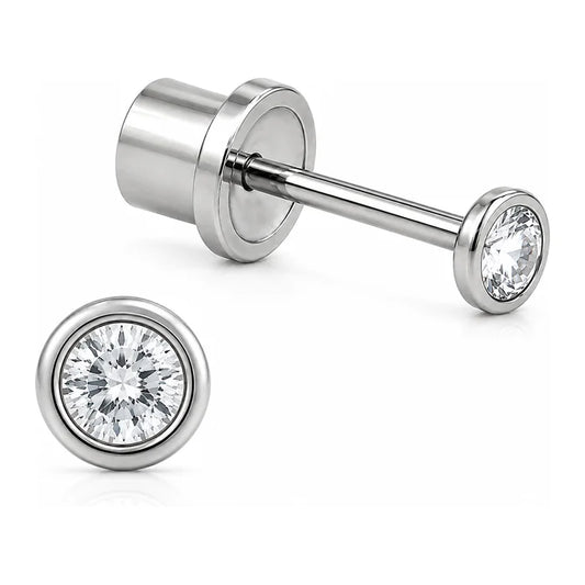Bezel Sutil · Z47 · vista principal · Miss Earrings